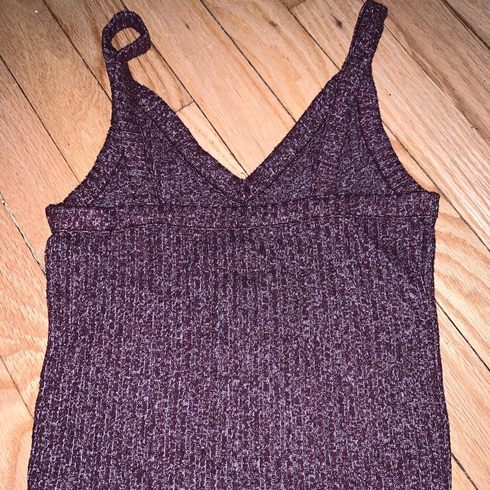 American Eagle knitted cropped tank top